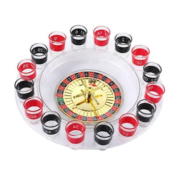 1 комплект из 16 чашек развлекательного проигрывателя Lucky Wheel, посуды для напитков, стеклянных игр казино