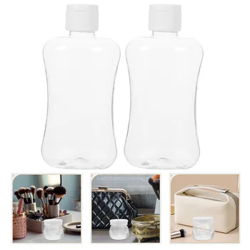 10 шт. бутылочек для косметики многоразового использования, пустых дорожных бутылочек для шампуня, бутылок с диспенсером для туалетных принадлежностей (200 мл)