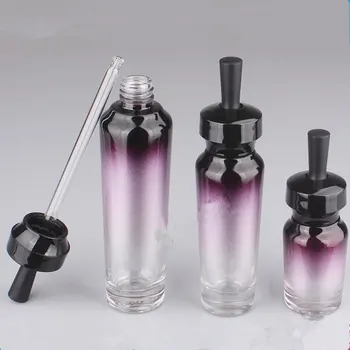20 мл Эфирного масла пустые Бутылки со стеклом, стеклянный резервуар, фиолетовая бутылка-капельница Essence liquid bottle F20171750