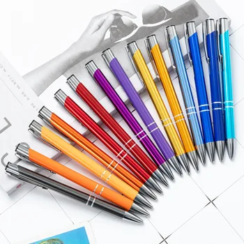 20ШТ Рекламная шариковая ручка металлическая шариковая ручка рекламный студенческий подарок