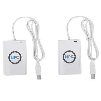2X USB NFC Card Reader Writer ACR122U-A9 Китай Бесконтактный считыватель RFID-карт Windows Беспроводной считыватель NFC