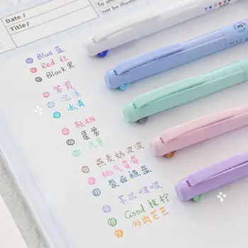 3 Цветная Гелевая Ручка Креативная Корейская Красочная Гелевая Ручка Милые Канцелярские Принадлежности Для Скрапбукинга Гелевая Ручка Прекрасные Студенческие Принадлежности