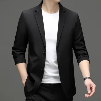 5080-2023 Мужской костюм, весенний новый деловой профессиональный мужской пиджак, повседневная корейская версия костюма
