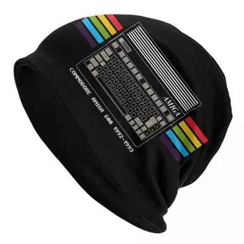 C64 Commodore Капот, Вязаные шапки, Мужские, женские, модные, Унисекс, теплые Зимние шапочки, кепка
