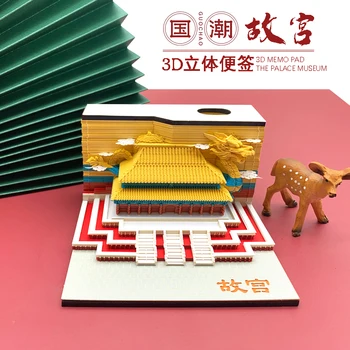 KBY-Древние исторические реликвии Китайского Дворца-музея, портативный креативный подарок для личного использования, обучающие 3D-заметки