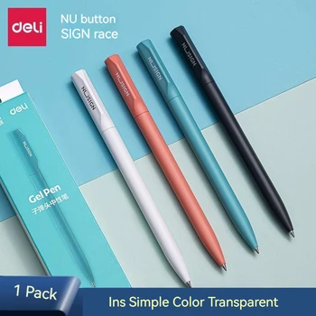 Nusai Ns552 Вращающаяся Пластиковая Ручка Нейтральная Ручка Холодный Ветер Креативный Черный 0,5 мм Чистый Цвет Простая Модная Деловая Ручка