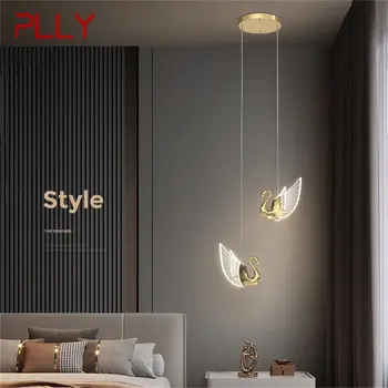PLLY Nordic Креативный Подвесной светильник с Лебедем, Люстра, Подвесной светильник, современный светильник для гостиной, столовой