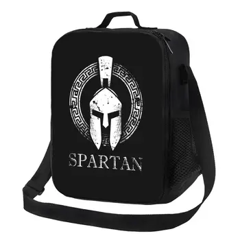 Spartan Molon Labe Sparta Изолированная сумка для ланча для женщин Термоохладитель Bento Box Офис Работа Школа