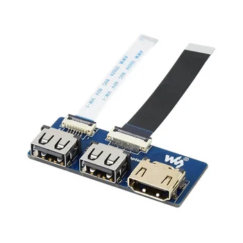 USB HDMI-совместимый разъем адаптера для вычислительного модуля Raspberry Pi с базой ввода-вывода 4 СМ4