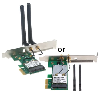 USB-адаптер Wi-Fi со скоростью 300 Мбит / с, адаптер карты беспроводной локальной сети PCI-E WiFi для настольных портативных ПК для Windows 10 8 7 для Mac