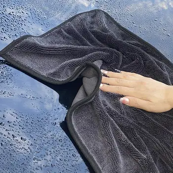 Автомобильное полотенце без ворса, суперабсорбирующие полотенца для мытья автомобилей, для полировки без царапин, идеально подходят для детализации автомобиля, косметические принадлежности Мягкие