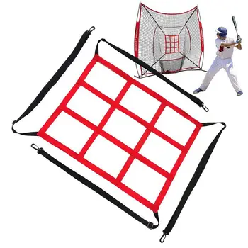 Бейсбольная тренировочная сетка, сетка-мишень для занятий софтболом, уличное тренажерное устройство из полиэстера для спортзала, домашнего парка и