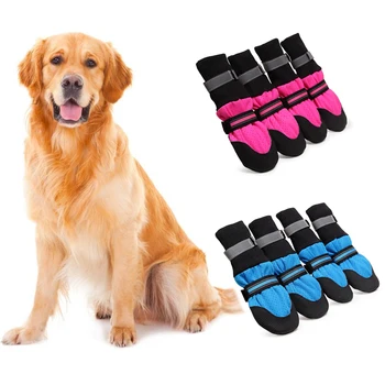 Дышащая Высокая Обувь для Домашних Животных для Собак Среднего Размера Летние Ботинки Для Больших Собак Greyhound Labrador Аксессуары Mascotas zapatos perro