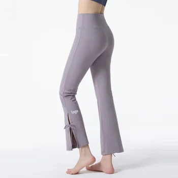 Женские брюки для фитнеса LO Sport с перекрестной высокой талией, для упражнений, для подтяжки бедер, для танцев, для бега, Быстросохнущие леггинсы для фитнеса