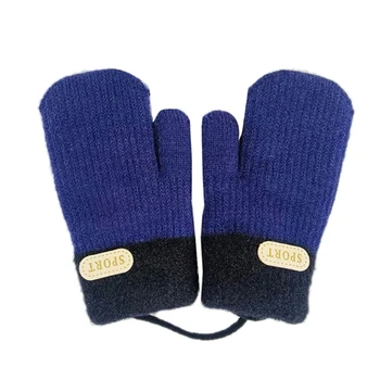 Зимние перчатки для малышей, толстые теплые варежки, согревающие руки, удобные для ребенка