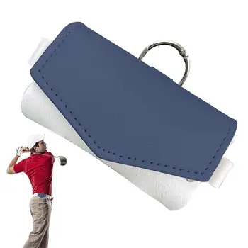 Карман для мяча для гольфа Подходящего цвета, сумка для гольфа для мужчин, карман для хранения мяча для гольфа из искусственной кожи, сумка для гольфа, спортивная сумка