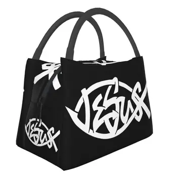 Католический Иисус, Термоизолированная сумка для ланча, христианская вера, Портативный контейнер для ланча для хранения еды на пикнике на открытом воздухе