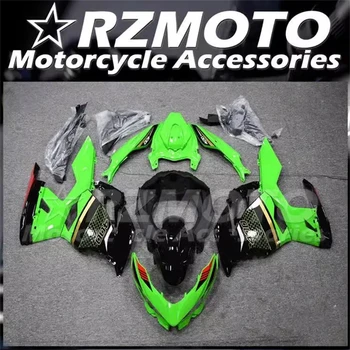 Комплект обтекателя мотоцикла ABS подходит для Kawasaki Ninja 400 EX400 2019 2020 2021 2022 2023 19 2020 21 22 23 цвет кузова зеленый