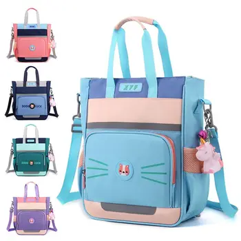 Корейская версия водонепроницаемых Учебных сумок для студентов с одним плечом/двойным плечом/многофункциональной сумкой для обучения мультяшный рюкзак