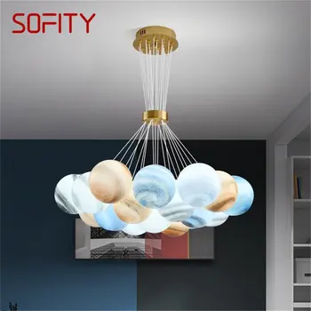 Креативные подвесные светильники SOFITY, современные светодиодные красочные лампы с воздушными шарами, светильники для домашней столовой, гостиной