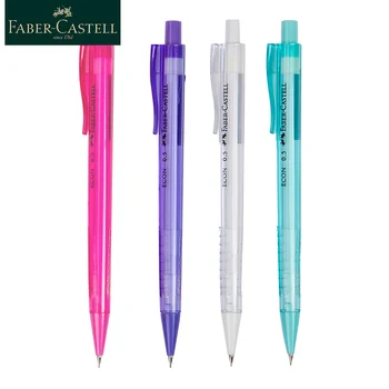 Механический карандаш Faber-Castell со свинцовым сердечником 0,5 мм, 4 цвета, универсальная ручка, противоскользящий дизайн для студенческих принадлежностей, канцелярские принадлежности