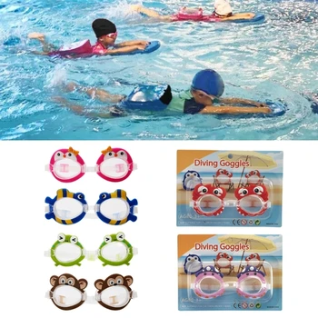 Мультяшные детские противотуманные очки для плавания, очки для дайвинга, очки для серфинга, Мультяшные дизайнерские очки для купания мальчиков и девочек