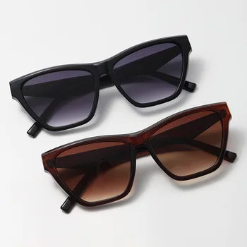 Новые европейские и американские ретро-солнцезащитные очки, модные уличные фотографии в коробочном стиле, солнцезащитные очки, устойчивые к ультрафиолетовому излучению
