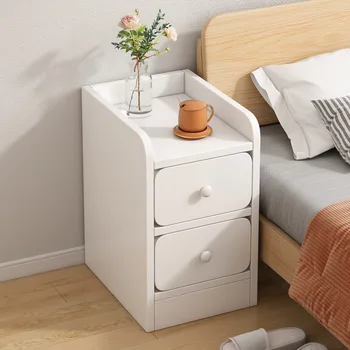 Новый Ультраузкий прикроватный столик Nordic, шкаф небольшого размера, мини-и простой современный стеллаж для хранения вещей, прикроватная тумбочка с простым зазором в спальне