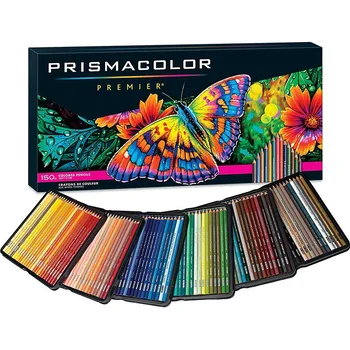Оригинальные профессиональные цветные карандаши Prismacolor Premier 36 72 150 цветов Художественные принадлежности для рисования эскизов Жестяная коробка