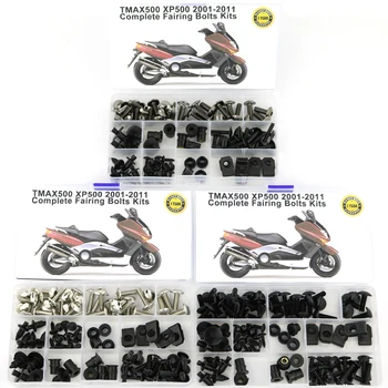 Подходит Для Мотоцикла Yamaha Tmax500 XP500 2001-2011 Полный Комплект Болтов для Обтекателя Полная Боковая Крышка Капота Винты Зажимы Гайки Стальные