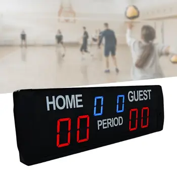 Портативное Табло Цифровое Электронное Настенное Крепление LED Score Board для Спортзала Баскетбольные Баллы Score Keeper Pingpong Понг