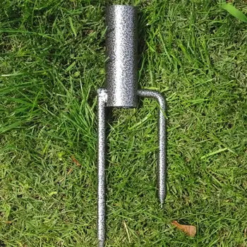Регулируемая подставка для зонта Металлический держатель для зонтика с креплением к столбам диаметром 28-35 мм