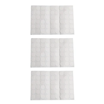 Самоклеящиеся винтовые крышки для шкафов для одежды, колпачки, наклейки 162 В 1 белого цвета