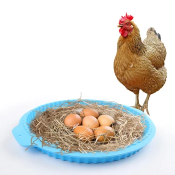 Силиконовый коврик для куриного гнезда для предотвращения разбивания яиц, Водонепроницаемый многоразовый коврик для кладки яиц, силиконовые аксессуары для курятника
